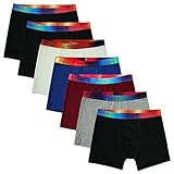 INNERSY Unterhosen Jungen mit Eingriff Boxershorts Stretch Baumwolle Weiche...