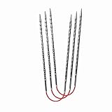 Addi AD7702030-02.50 Stricknadelspiel, Silber, 2.5 mm, 3 Count