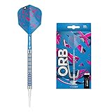 Target Darts Orb 12 80% Wolfram Softdarts-Set (22gr - Dartpfeile) Silber, Blau...