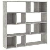 vidaXL Bücherregal Raumteiler Standregal Aktenregal Büroregal Raumtrenner Regal...