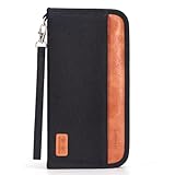 Looxmeer Reisepass Tasche Familie Reiseorganizer mit RFID-Blocker, Tragbare...