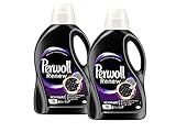 Perwoll Renew Schwarz (2x25 Waschladungen), Waschmittel für alle dunklen...