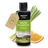 AllgäuQuelle® Saunaaufguss mit 100% Bio Öle Erfrischung Lemongrass Orange Bergamotte...