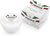 Proraso Shaving Soap inklusive Seifenschale, 150 ml, hautschonende Rasierseife für Herren...