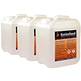 Kaminethanol Icking 30 Liter Bioethanol 96,6 % (3 x 10 L) Premium Qualität - direkt vom...