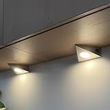 Loevschall Emerald Kit Unterbauleuchte Küche LED 230V, 3er-Kit, Dreieckige...