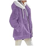 Outdoorjacken Damen Winter Jacke Damen Teddy Fleece Jacke äRmellose Weste Damen...
