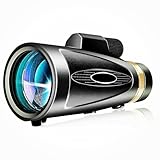 Monokular Teleskop 30X60 HD Fernrohr Erwachsene mit Smartphone Halterung Stativ...