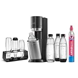 SodaStream Wassersprudler DUO Comfort-Set mit CO2-Zylinder, 2X 1L Glasflasche,...