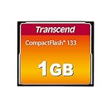 Transcend 1GB CompactFlash 133 Speicherkarte (CF-Karte) bis zu 30MB/s, unterstützt Ultra...