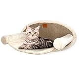 Casa Mina® Katzen Hängematte (bis 10kg) | Katzenhängematte mit Kratzbrett &...