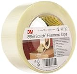 Scotch Filamentklebeband 8959 transparent 50mm x 50m – Kreuzgewebtes Glasfaser...