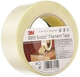 Scotch Filamentklebeband 8959 transparent 50mm x 50m / Kreuzgewebtes Glasfaser...