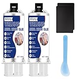 ALLONY Metallkleber Extra Stark, 200ML Metallkleber, Wasserfest Hitzebeständig, Zwei...