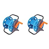 ClAZTyict 2X Tragbare 20 Mt Haushalt Garten Wasser Rolle Karre Rohr Lagerung Auto Wäscher...