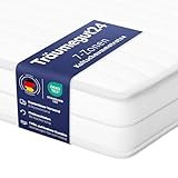 Träumegut24 AquaFlex 7-Zonen Kaltschaummatratze | Ergonomische Matratze | Härtegrad H2 &...