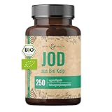 Jod aus Kelp Bio Kapseln - Jod Tabletten Mit Kelp Extrakt Enthält 315 µg...