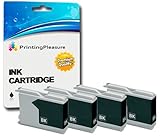 4 SCHWARZ Druckerpatronen für Brother DCP-130C 135C 150C 260C 330C 350C 357C 540CN 560CN...