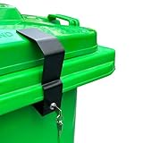 Metall Mülltonnenschloss 240-360 Liter Mülltonnenverriegelung für Müllcontainer und...