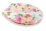 Calmwaters® WC Sitz Flower Mix, Absenkautomatik, Fast-Fix-Befestigung aus...