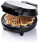 Bestron Waffeleisen für klassische Herzwaffeln, Waffelmaker mit Backampel &...