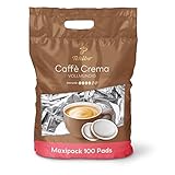 Tchibo Kaffeepads Vorratspack Maxipack, Caffè Crema vollmundig, 100 Stück – 1x 100...
