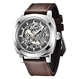 BENYAR - Uhren Herren Uhr Automatik Mechanische Armbanduhr | Lederband | Goldene...