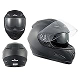 MOCOERL Integralhelm, Motorradhelm ECE Zertifiziert - Maximale...