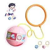 Eevhrqw Leuchtender Springball,Skip Ball,Sprungball,Blinkender Schwenkball – Für...