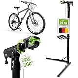 Juskys Fahrrad Reparaturständer, bis 50 kg für E-Bike, klappbar & höhenverstellbar,...