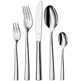 WMF Philadelphia Besteck Set 6 Personen, 30 teilig, Monobloc-Messer, Cromargan...