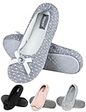 soxo Hausschuhe Ballerinas Damen Sommerschuhe Elegant Ballerina Schuhe Pretty...