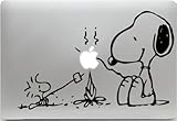 MacDecalDE Woodstock Marshmallow kompatibel mit/Ersatz für Apple MacBook Air Pro...