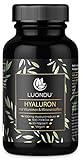 Hyaluron Kapseln hochdosiert 500mg 90 Stück (3 Monate) Hyaluronsäure mit Vitamin C,...