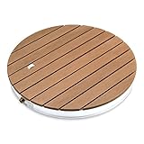 @tec Gartendusche Aussendusche aus WPC, im Holz Look, Mobile Bodendusche Campingdusche,...