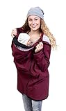 Viva la Mama - Umstandsjacke Babytragejacke Softshell Herbst Winter warm wasserdicht -...