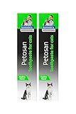 Petosan 2X Zahnpasta für Katzen - 2X 70g Geflügelgeschmack Zahnpasta für...