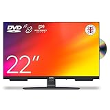 Cello C2224F 22' Full HD LED TV mit rahmenlosem Design Integrierter DVD-Player Triple...
