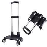 Tragbarer Hand -Sack -Trolley -klappwagen 4 Rädern Klapper Hand Truck Express Lieferwagen...