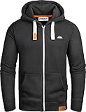 Grin&Bear Herren Kapuzenpullover schwarz, L, GEC022