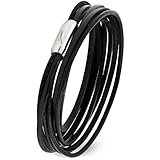 Simaru Designer Lederarmband – Wickelarmband für Herren & Damen aus pflanzlich...