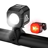 toptrek Fahrradlicht Set USB Aufladbar, StVZO zugelassen Fahrrad Lichter Led Set, IPX5...