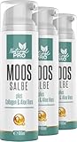 Moossalbe | Anti Aging für Gesicht | gegen Falten für Männer und Frauen | Moos Salbe...