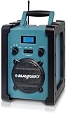 Blaupunkt BSR 30 Baustellenradio mit Akku – Tragbares Radio mit Bluetooth 5.3 robust...