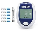 KetoBM Keto Messgerät zum Ketose Messen | Keto-Testset inklusive Ketone-Messgerät,...