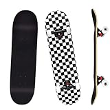 YUDOXN Skateboard Komplettboard, 31 x 8 Skateboard Zoll mit ABEC-7 Kugellager und...