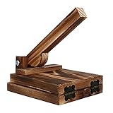 SHALONYOU Tortilla-Presse aus Holz, Teigpresse, traditionelle Tortilla-Maschine, robuste...