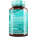 Nutravita® 600mg Hyaluronsäure Kapseln hochdosiert - Mit 600mg pro Kapsel -...