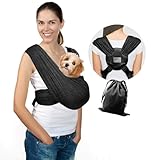 APOMOONS Hundetragetasche, Hundetragetuch Freihändige Hundetasche Tragetuch...