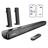 ULTIMEA 2.2 Soundbar für TV Geräte, VoiceMX, App-gesteuerten, 100W Teilbare 2-in-1 TV...